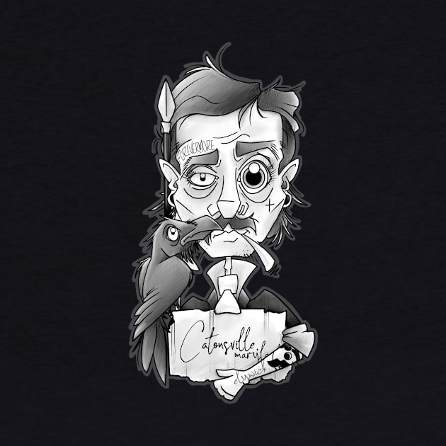 edgar allen poe. forevermore promo. catonsville by elywick